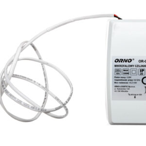 Mikrofalowy czujnik ruchu z zewnętrznym sensorem zmierzchowym 5.8GHz 360st. IP20 1200W OR-CR-246