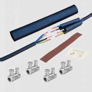 Mufa kablowa termokurczliwa ze złączkami kablowymi ze śrubą zrywalną MSCS240 Al/Cu 120-240mm 1kV 2xśruba Al MSCS2402A00