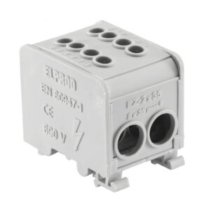Blok rozdzielczy 1-torowy (2x35mm 2x35mm) LZ1*35/35 mocowanie na TS 35, szary 84169002