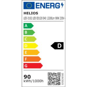 Oprawa LED intensive 230V 90W E40 ED120 4000K 1CT/10 Helios LED-3102