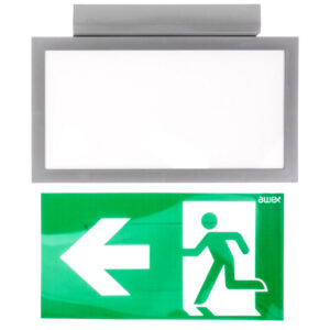 Oprawa awaryjna INFINITY II AC LED 1W 3h jednozadaniowa PT szara 2ACS/1W/C/3/SE/PT/GR