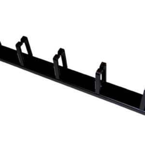 Organizator kabli 1U 19 5 plastikowych uchwytów, czarny ALANTEC PK009