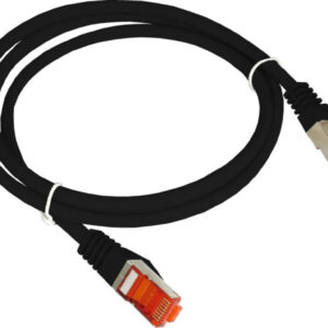 Patch-cord S/FTP kat.6A LSOH 3.0m czarny KKS6ACZA3.0