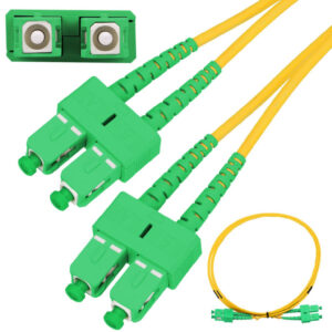 Patchcord Jednomodowy, Duplex, G652D, 3mm, 3m Extralink SC/APC-SC/APC