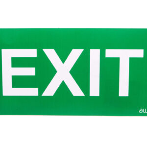 Piktogram PS28 125x250 EXIT logo awex (ISO7010)