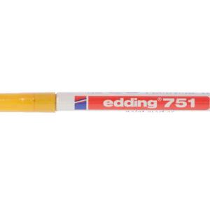Pisak odporny na ścieranie i wodę PLC-YL 1-2mm żółty E04ZP-01090500403 /5szt./