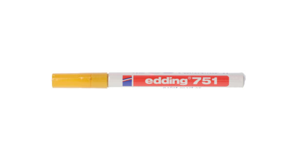 Pisak odporny na ścieranie i wodę PLC-YL 1-2mm żółty E04ZP-01090500403 /5szt./