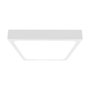 Plafoniera LED 24W 2400lm 4000K IP44 Kwadrat Mleczny Biała Ramka 7628