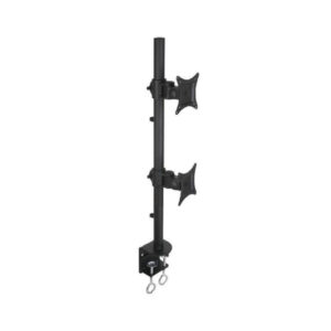 Podwójny Uchwyt Biurkowy 2x LED/LCD 13-27 Cali 20kg Pionowy ICA-LCD 350-D