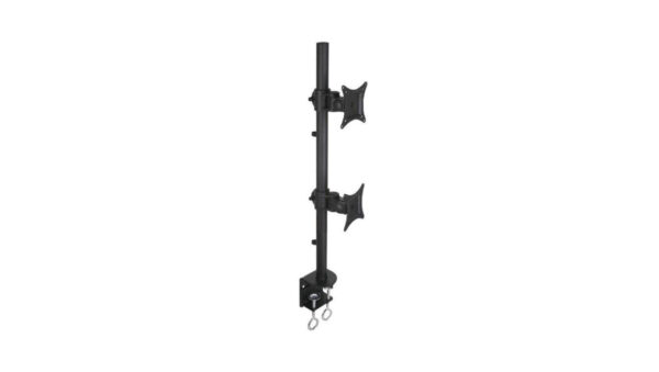 Podwójny Uchwyt Biurkowy 2x LED/LCD 13-27 Cali 20kg Pionowy ICA-LCD 350-D