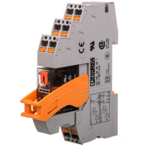 Przekaźnik interfejsowy z zaciskami push-in 2P 8A 230V AC RIF-1-RPT-LV-230AC/2X21MS 2905292