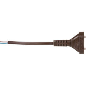 Przewód przyłączeniowy bez wyłącznika 190cm brązowy SP-190/2X0,5/-BRA YNS10000434