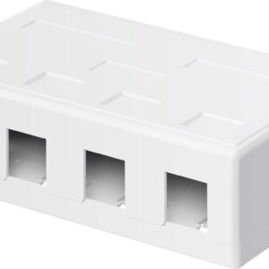 Pusta obudowa Keystone 4-port - umożliwia łatwy montaż metodą Snap-In 79376