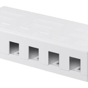 Pusta obudowa Keystone 6-port - umożliwia łatwy montaż metodą Snap-In 79379