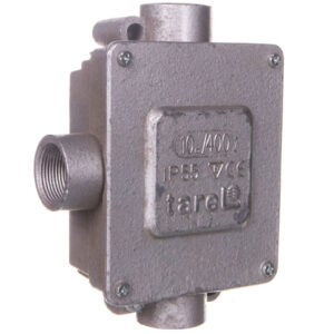 Puszka odgałęźna metalowa 5-torowa 10mm2 3 wejścia IP55 026