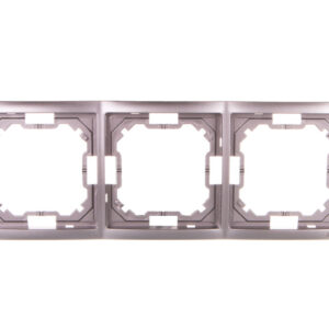 Simon Basic Neos Ramka potrójna stal inox BMRC3/21