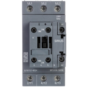 Stycznik mocy 80A 3P 37kW 230V AC 1Z+1R S2 3RT2038-1AP00