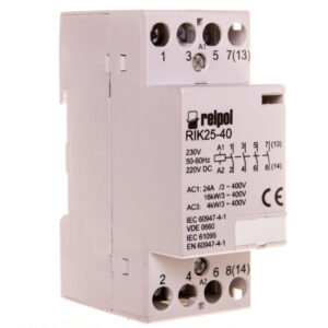 Stycznik modułowy 25A 4Z 0R 230V AC/DC RIK25-40-230 2608213