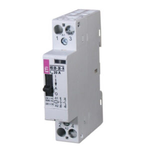 Stycznik modułowy ze sterowaniem ręcznym 20A 2 styki rozwierne (1 mod. 2 bieg.) R 20-02-R-230V AC