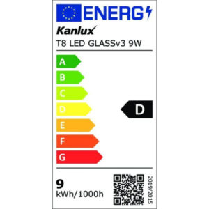 Świetlówka LED T8 G13 600mm GLASSv3 9W-CW 1260lm 6500K barwa zimna 3 lata Gwarancji 26063