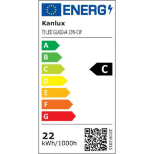 Świetlówka LED T8 1512mm GLASSv4 22W-CW 3520lm 6500K barwa zimna 3 lata Gwar. 33219