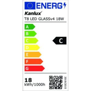Świetlówka LED T8 G13 1212mm GLASSv4 18W-CW 2880lm 6500K barwa zimna 3 lata Gwar. 33213