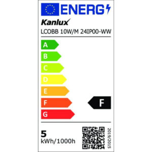 Taśma LED 24V LCOBB 10W/M 24IP00-WW 920lm/m 3000K Ra90 rolka 25mb 3 lata Gwarancji 38432