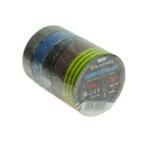 Taśma izolacyjna mix kolorów PVC 19mm 20m TI-19/20/MIX KOLOR W-05130 /kpl 5 różnych kolorów/