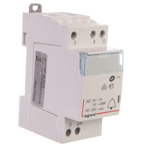 Transformator dzwonkowy modułowy TR308 230/12/8V 8VA 0,66/1A 413091