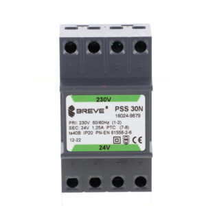 Transformator 1-fazowy modułowy bezpieczeństwa PSS 30N 230/ 24V 1,25A, na szynę DIN, IP20, Ta 40, 16024-9879