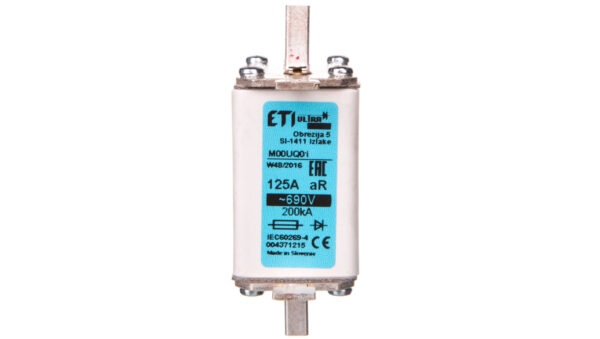 Wkładka bezpiecznikowa NH00 125A aR 690V 004371215