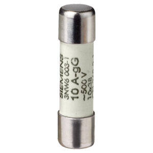 Wkładka bezpiecznikowa cylindryczna 10x38mm 10A gG NFC bez wskaźnika 500VAC 3NW6003-1