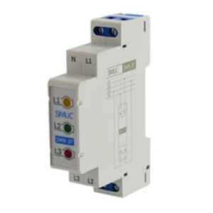 Wskaźnik napięcia LED 3-fazowy SIMLIC SWN 3F TS 35 szary 85132012