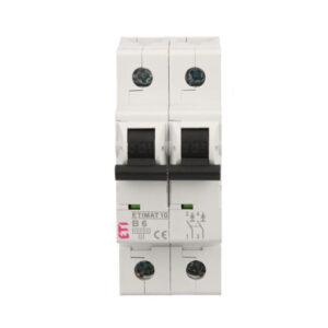 Wyłącznik nadprądowy 2P B 6A 10kA AC ETIMAT10 002123712