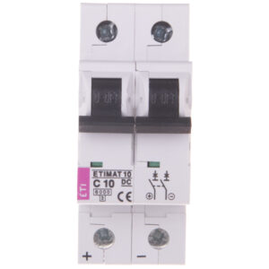 Wyłącznik nadprądowy 2P C 10A 6kA DC ETIMAT10 002138714