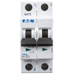 Wyłącznik nadprądowy 2P C 1A 15kA AC FAZ C1/2 278745