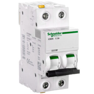 Wyłącznik nadprądowy 2P C 3A 6kA AC iC60N-C3-2 A9F04203