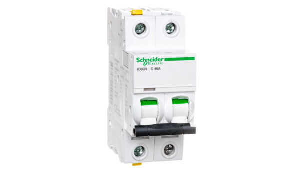 Wyłącznik nadprądowy 2P C 40A 6kA AC iC60N-C40-2 A9F04240