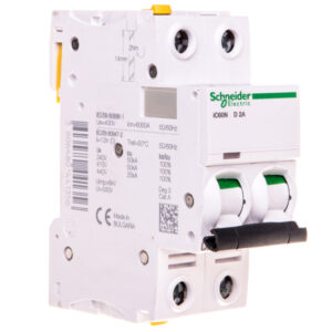 Wyłącznik nadprądowy 2P D 2A 6kA AC iC60N-D2-2 A9F05202
