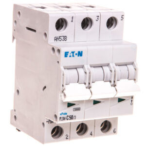 Wyłącznik nadprądowy 3P C 50A 10kA AC PLSM-C50/3-MW 242479
