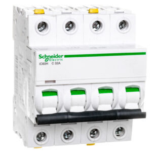 Wyłącznik nadprądowy 4P C 32A 10kA AC iC60H-C32-4 A9F07432