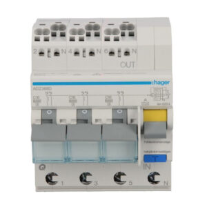 Wyłącznik różnicowo-nadprądowy RCBO 3x1P+N C16A 0,03A Typ A 6kA RCBO ADZ366D