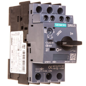 Wyłącznik silnikowy 3P 2,2kW 4-6,3A 1Z 1R S00 3RV2011-1GA15