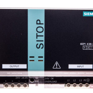 Zasilacz impulsowy SITOP Modular wej.320-550V AC wyj. 24VDC 20A ATEX EX II 6EP1436-3BA00