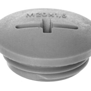 Zaślepka poliamidowa M20 IP54 SKINDICHT BLK-GL-M 20x1,5 ciemnoszara 52006121 /100szt./