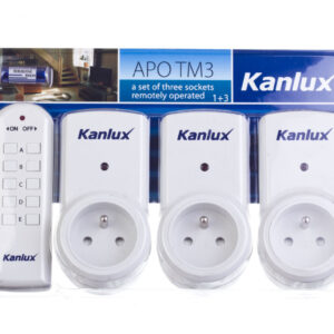Zestaw trzech gniazd zdalnie sterowanych APO TM-3 7980 /3szt./