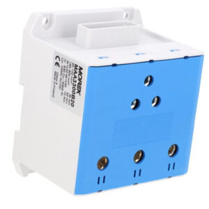 Złączka OTL300-3B niebieska3xAl/Cu95-300mm2 6x1x40 1000V AC/1500 DC Zacisk uniwersalny z wejściem na szynę elastyczną MAA3300B20