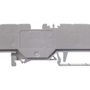 Złaczka szynowa 4-przewodowa 4mm2 szara 281-652